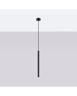 Lampa wisząca ARCHE 1 czarna Sollux SL.1338