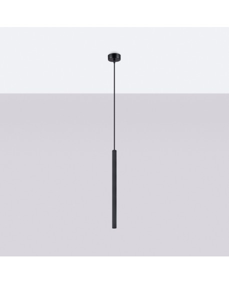 Lampa wisząca ARCHE 1 czarna Sollux SL.1338