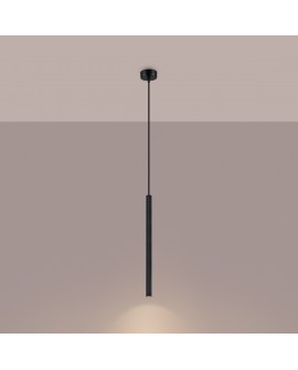 Lampa wisząca ARCHE 1 czarna Sollux SL.1338