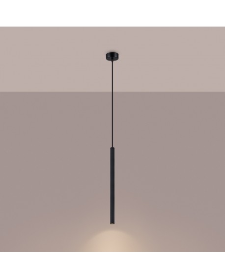 Lampa wisząca ARCHE 1 czarna Sollux SL.1338