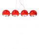 LAMPA WISZĄCA CZERWONA AURORA W4