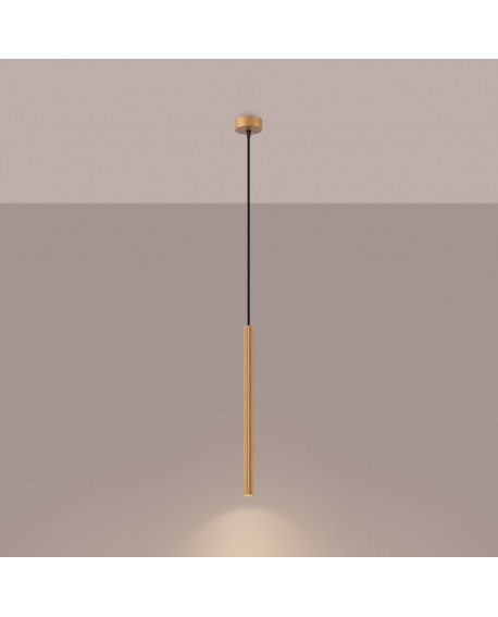 Lampa wisząca ARCHE 1 złota Sollux SL.1339