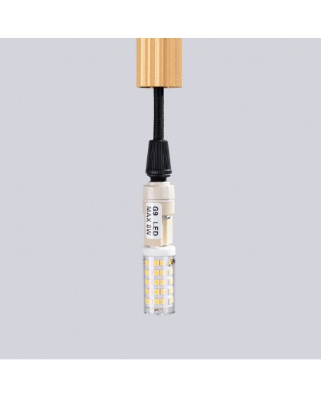 Lampa wisząca ARCHE 1 złota Sollux SL.1339