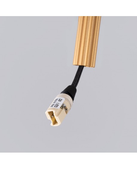 Lampa wisząca ARCHE 1 złota Sollux SL.1339
