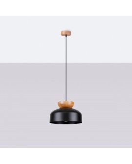 Lampa wisząca MARION czarna Sollux SL.1351