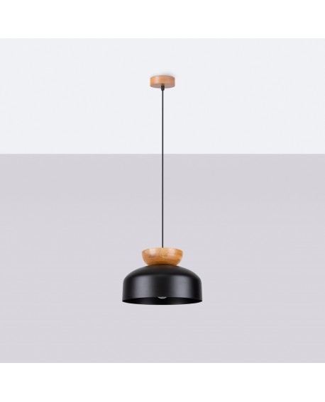 Lampa wisząca MARION czarna Sollux SL.1351