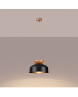 Lampa wisząca MARION czarna Sollux SL.1351