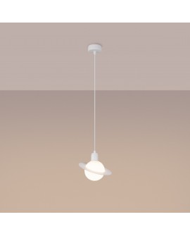 Lampa wisząca HYPERION 1 biały Sollux SL.1356