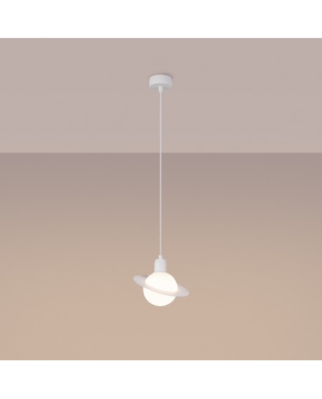 Lampa wisząca HYPERION 1 biały Sollux SL.1356