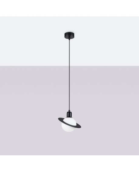 Lampa wisząca HYPERION 1 czarny Sollux SL.1358