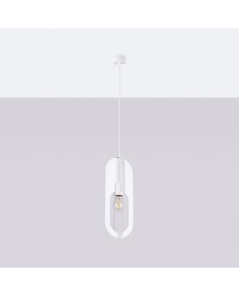 Lampa wisząca NICUS 1 biała Sollux SL.1360
