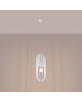 Lampa wisząca NICUS 1 biała Sollux SL.1360