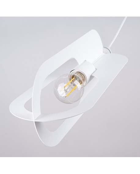 Lampa wisząca NICUS 1 biała Sollux SL.1360