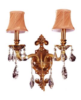 LAMPA ŚCIENNA KINKIET KRYSZTAŁOWY LUSSINARE W2 LUMINA DECO