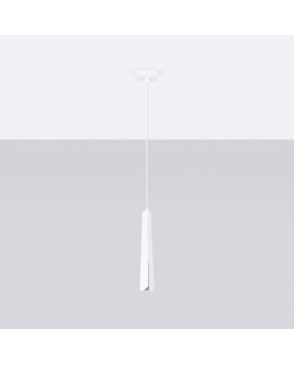 Lampa wisząca PRYSM 1 biała Sollux SL.1397