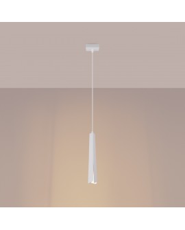 Lampa wisząca PRYSM 1 biała Sollux SL.1397