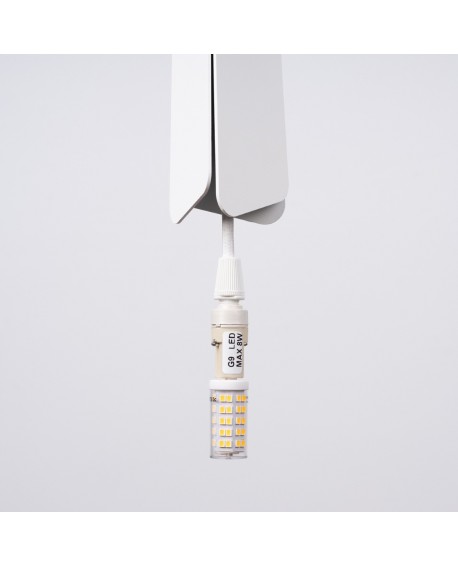 Lampa wisząca PRYSM 1 biała Sollux SL.1397