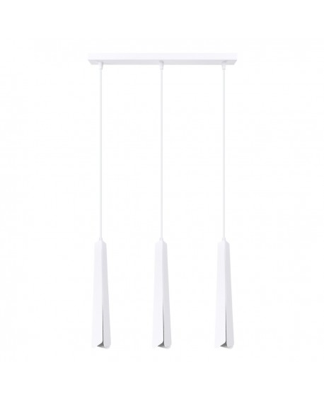Lampa wisząca PRYSM 3L biała Sollux SL.1399