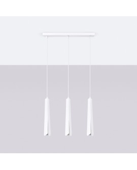 Lampa wisząca PRYSM 3L biała Sollux SL.1399