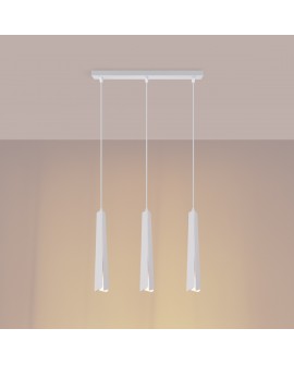 Lampa wisząca PRYSM 3L biała Sollux SL.1399