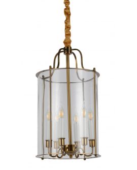 LAMPA WISZĄCA LOFT MOSIĘŻNA MICONOS W6 LUMINA DECO