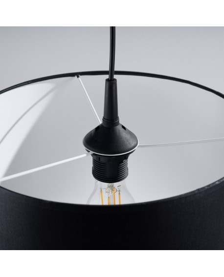 Lampa wisząca NOVA 30 czarna Sollux SL.1405