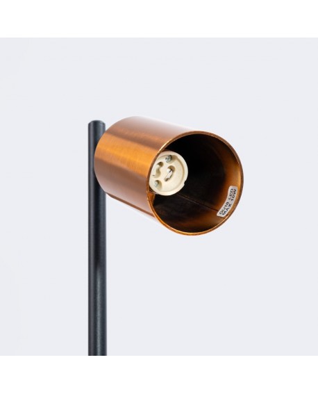 Lampa biurkowa WINX czarny/miedź Sollux SL.1381
