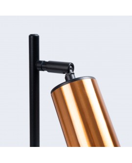 Lampa biurkowa WINX czarny/miedź Sollux SL.1381
