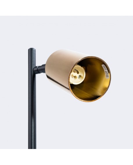 Lampa biurkowa WINX czarny/złoty Sollux SL.1389