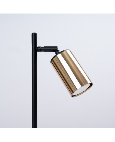 Lampa biurkowa WINX czarny/złoty Sollux SL.1389