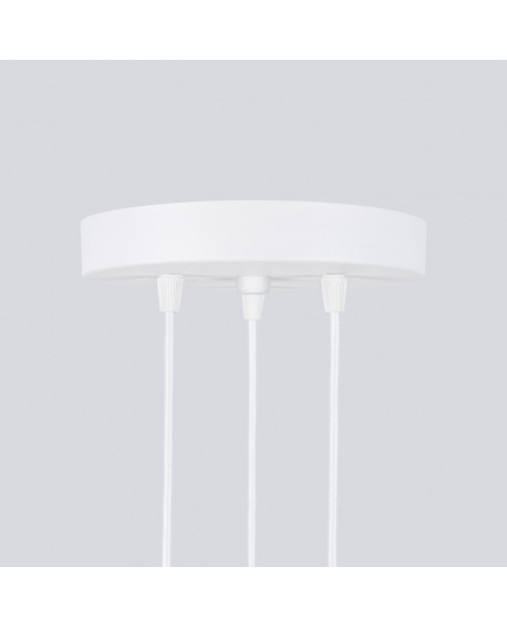 Lampa wisząca KARBON 3P biały Sollux SL.1538