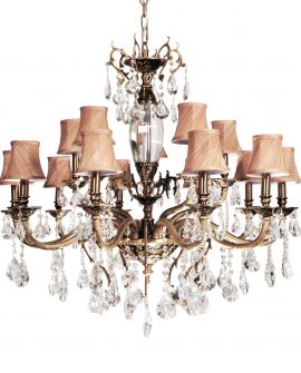 KLASYCZNY ŻYRANDOL KRYSZTAŁOWY LUSSINARE W15