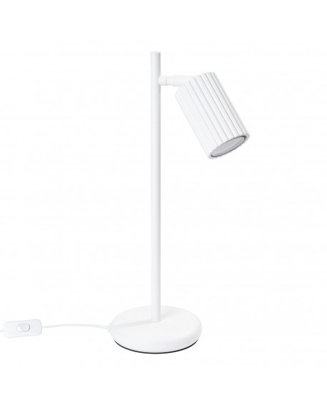 Lampa biurkowa KARBON biała Sollux SL.1548