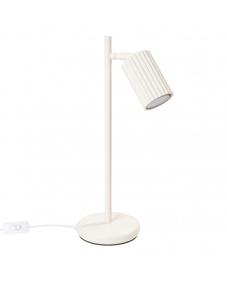 Lampa biurkowa KARBON beżowa Sollux SL.1605