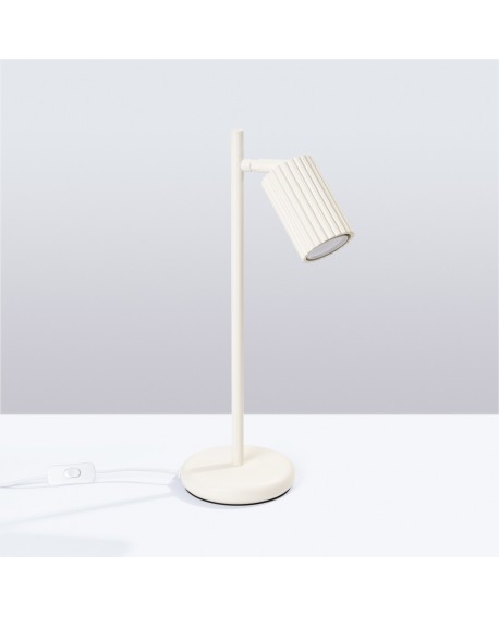 Lampa biurkowa KARBON beżowa Sollux SL.1605