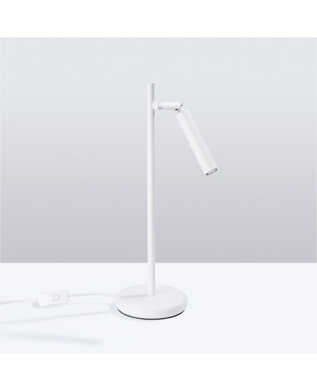 Lampa biurkowa PASTELO biała Sollux SL.1468