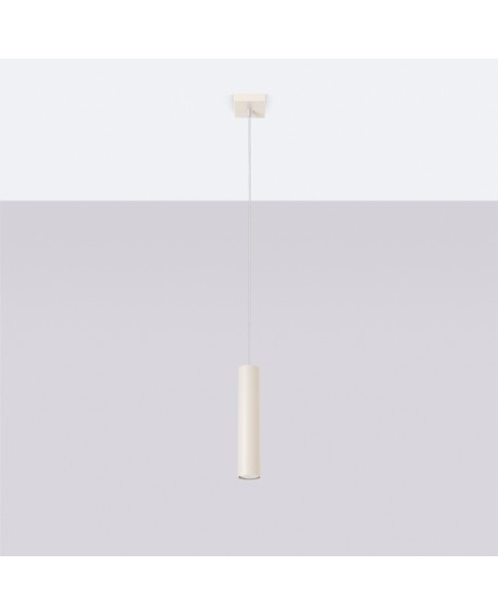 Lampa wisząca LAGOS 1 beżowa Sollux SL.1479