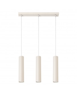 Lampa wisząca LAGOS 3L beżowa Sollux SL.1481