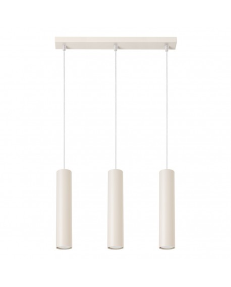 Lampa wisząca LAGOS 3L beżowa Sollux SL.1481