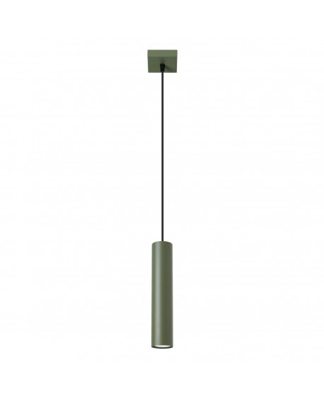 Lampa wisząca LAGOS 1 zielona oliwka Sollux SL.1484