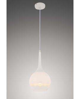 NOWOCZESNA LAMPA WISZĄCA BIAŁA FRUDO