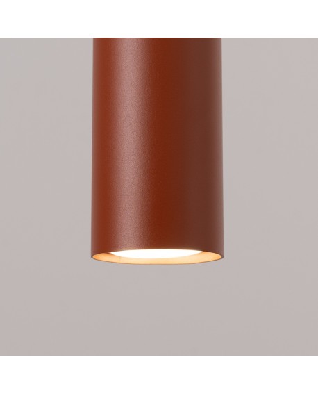Lampa wisząca LAGOS 3L ochra czerwona Sollux SL.1491
