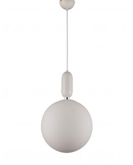 NOWOCZESNA LAMPA WISZĄCA BIAŁA ORITO D30 LUMINA DECO