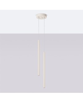 Lampa wisząca PASTELO 2 beżowa Sollux SL.1513