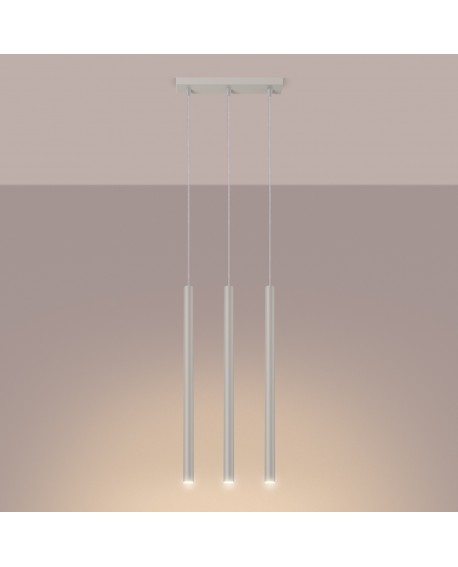 Lampa wisząca PASTELO 3 beżowa Sollux SL.1514