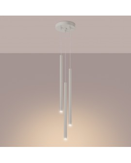 Lampa wisząca PASTELO 3P beżowa Sollux SL.1515