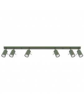 Plafon RING 6L zielony oliwkowy Sollux SL.1505