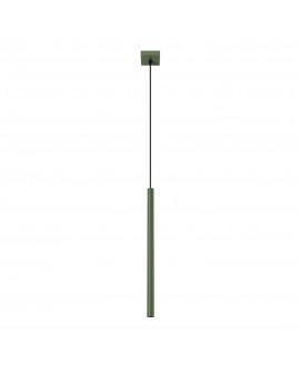 Lampa wisząca PASTELO 1 zielona oliwka Sollux SL.1518