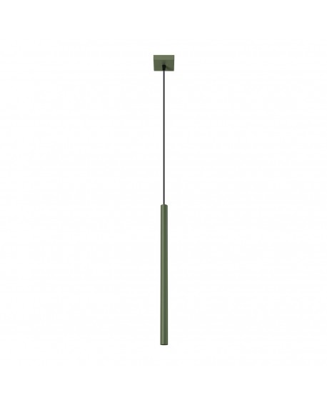 Lampa wisząca PASTELO 1 zielona oliwka Sollux SL.1518