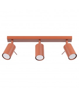 Plafon RING 3L ochra czerwona Sollux SL.1508